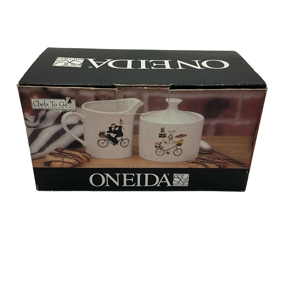 Oneida CHEFS TO GO Sugar Bowl & Creamer |New In Box - Picture 2 of 4